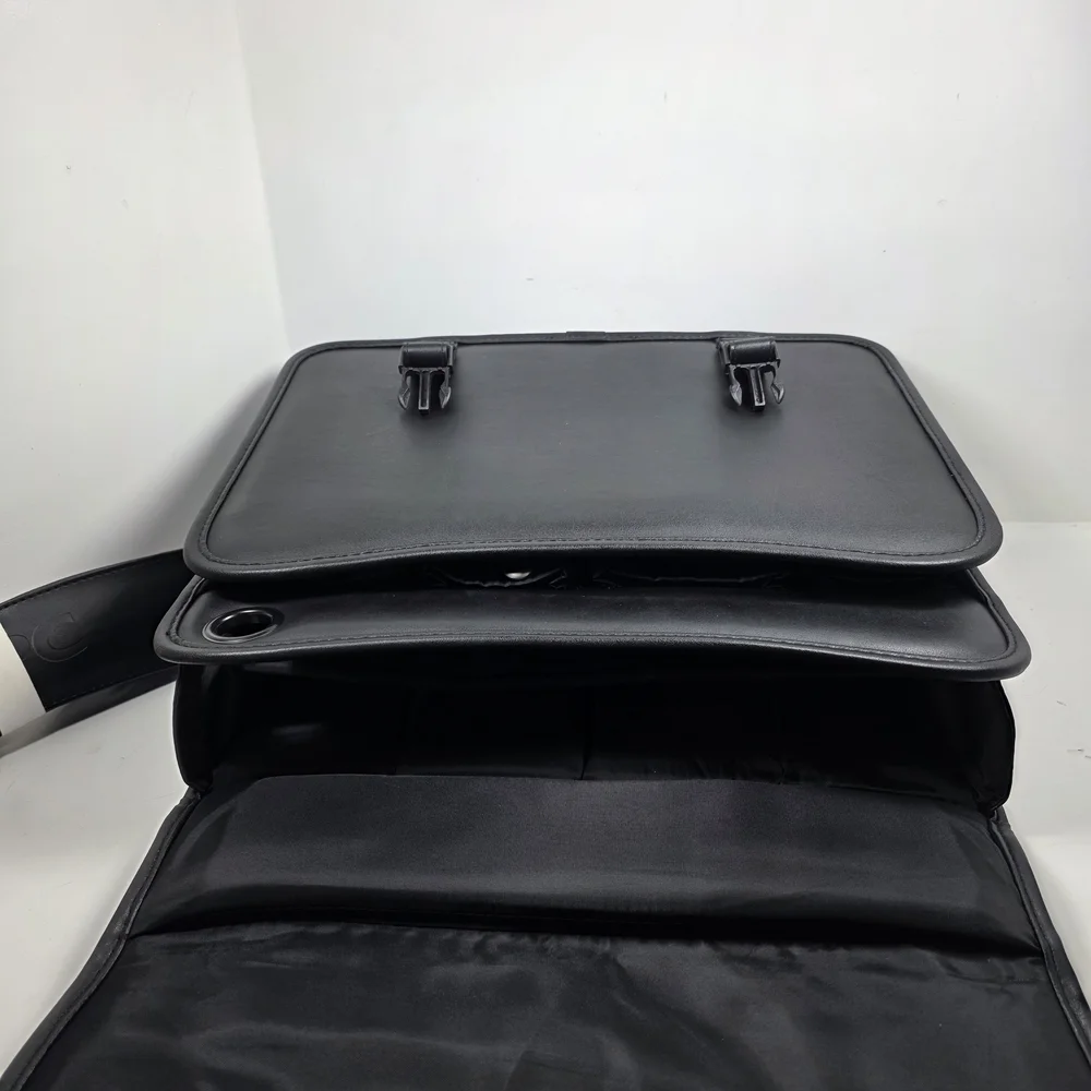 A.P.C. Black Leather Briefcase